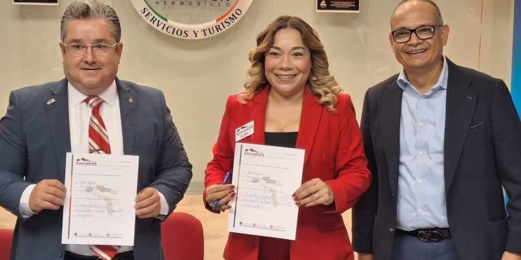 Firman convenio comercial entre Sonora y Florida