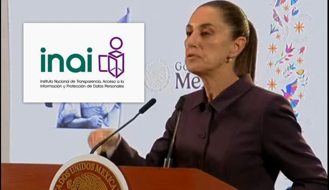 Sheinbaum señala corrupción en el INAI y defiende su desaparición