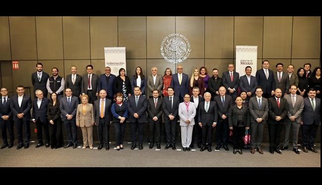 Se reúne Rosa Icela con secretarios de Gobierno de las 32 entidades