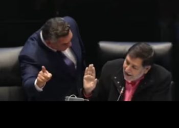 Alito Moreno pierde el control y encara a Fernández Noroña en el Senado: “¡A mí no me grites!”