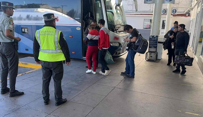 Realiza Guardia Nacional acciones de prevención del delito y proximidad social en Terminales de Autobuses en Sonora