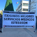Derechohabientes de ISSSTESON protestan por fondo de pensiones