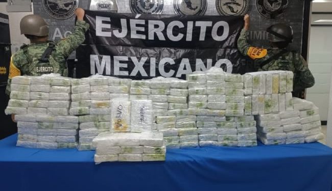 Decomiso de cocaína se triplicó en gobierno de AMLO, según informe de la Defensa
