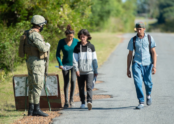Ruta de migrantes por el desierto de Arizona