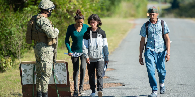 Ruta de migrantes por el desierto de Arizona