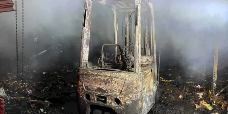 Bodega de Frituras se Incendia y Deja Pérdidas Millonarias en Poblado Miguel Alemán