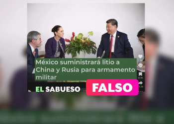 No hay registro de que México acordara enviar litio a China y Rusia para armas, es desinformación