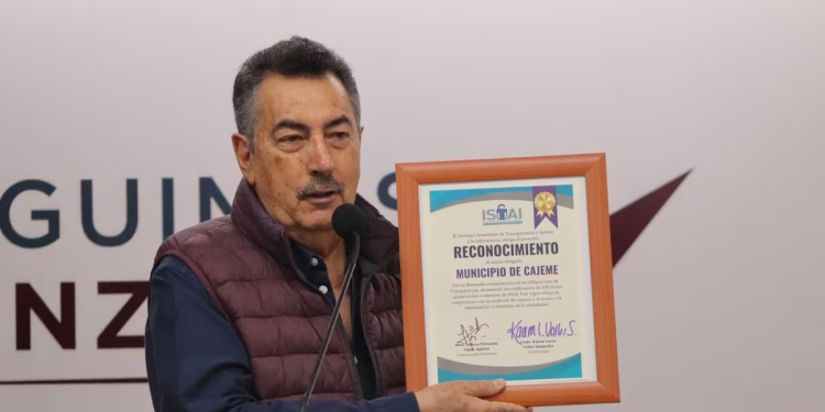 Gobierno de Cajeme es reconocido como el municipio más transparente de Sonora