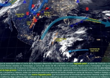 Frente frío 18 ingresará HOY en Sonora; hasta 10 grados bajo cero en los cerros
