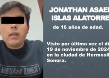 Imputan por secuestro a Jonathan Asael “N”, adolescente reportado como desaparecido en Sonora