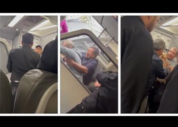 Difunden video de la detención del hombre que trató de secuestrar el vuelo 3041 de Volaris