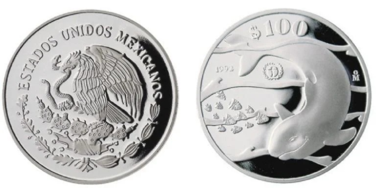 Moneda conmemorativa de la Vaquita Marina: $14.000 por una onza de historia