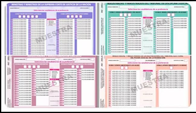 INE aprueba boletas para elección del Poder Judicial; así serán