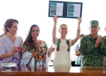 Claudia Sheinbaum: “Sólo en México se hace una hazaña del tamaño del glorioso Tren Maya”