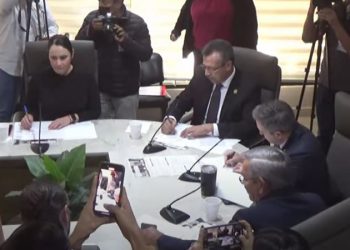 Firman convenio Poder Legislativo, SEC, INE Sonora e IEES Sonora para llevar a cabo elección de diputada y diputado Infantil 2025