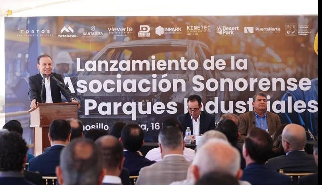 Empresarios reconocen a Gobernador Durazo por creación de Asociación de parques industriales