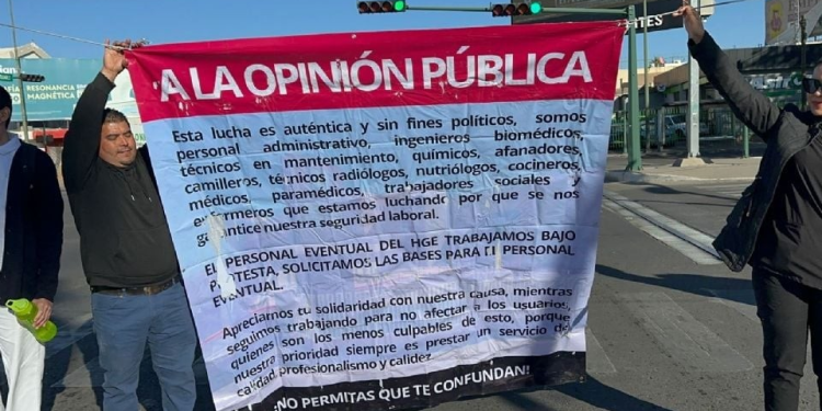 Faltan al trabajo más de 200 empleados eventuales de Salud en Sonora