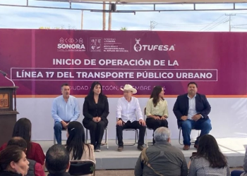Inaugura Durazo nueva línea de transporte con 12 unidades en Cajeme