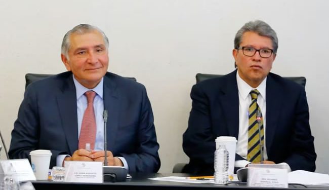 Pelea en la 4T: Ricardo Monreal y Adán Augusto chocan por presupuesto al Senado