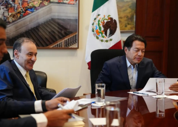 Mario Delgado se reunió con el Gobernador de Sonora