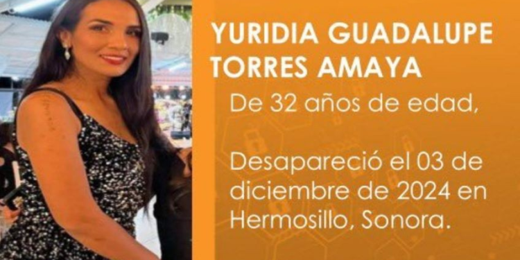 Desaparece Yuridia Alba salió de su casa y ya no regresó en Sonora
