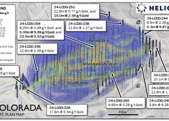 Heliostar reporta importantes hallazgos de oro en óxidos someros en la mina La Colorada, en Sonora