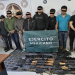 Gabinete de Seguridad asegura armas largas y más de 80 artefactos explosivos en Sonora