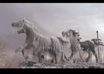 Segunda tormenta invernal en Sonora deja blancos paisajes; persiste lluvia y caída de nieve en carreteras