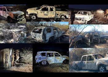 Localizan cementerio de carros y motos incinerados que podrían estar ligadas a desapariciones de personas en Sonora
