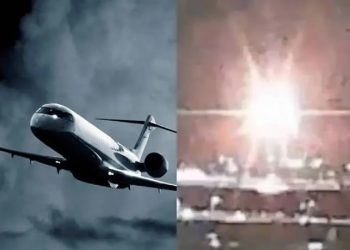 Choca un avión de pasajeros contra un helicóptero en Washington.