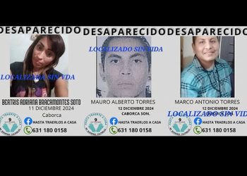 Colectivo de Búsqueda da a conocer identidad de tres personas de los cuerpos localizados en una fosa de Caborca