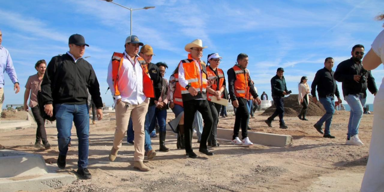 Avanza Gobierno de Sonora construcción de malecón de Huatabampito 