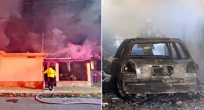 Provoca cargador de celular incendio en vivienda de Hermosillo