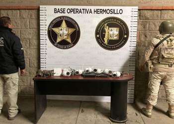 Aseguran dispositivos de videovigilancia clandestinos en Sonora; estarían vinculados con actividades delictivas