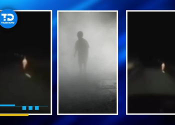 ¡Que miedo! Conductor capta a niño ‘fantasma’ en medio de la carretera Sonora-Chihuahua