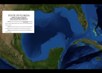 Florida denomina al Golfo de México como “Golfo de América” en reporte climático