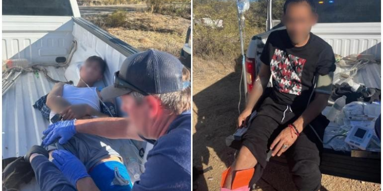 Rescató Patrulla Fronteriza de Arizona a dos migrantes baleados