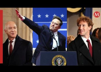 Musk, Bezos y Zuckerberg ganan más de 14 mil mdd en el primer día de Trump como presidente de EU