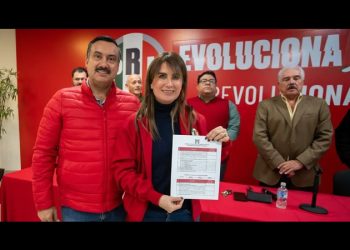 Se registran Lupita Soto y Onésimo Aguilera ante el Órgano Auxiliar de Procesos Internos de PRI Sonora
