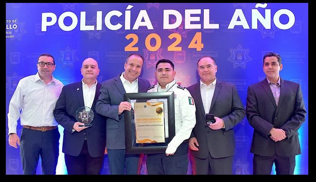 José Enrique Cuevas Frías, El Policía del Año 2024 en Hermosillo
