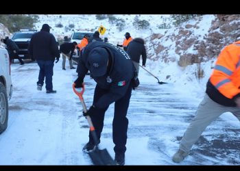 Viernes 10, sigue cerrado tramo Agua Prieta-Janos; realizan trabajos de limpieza de la cita asfáltica: CEPC