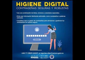Recomienda Unidad Cibernética prevenir el robo de contraseñas: SSP Sonora
