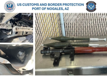 Frenan lanzacohetes en la frontera entre Arizona y Sonora; su destino eran los cárteles de México, afirmó director de la CBP