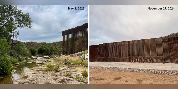 Nuevo muro fronterizo en Arizona catastrófico para peces del desierto en peligro
