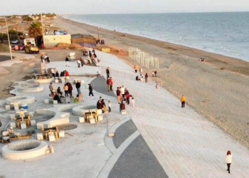 Así luce el Malecón de Huatabampito en Sonora, de las playas más hermosas de México