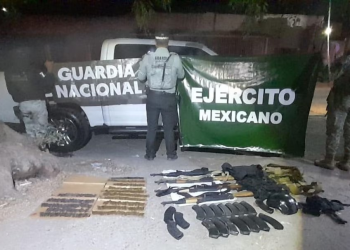 Aseguran armamento “de alto poder” en Sonora y vehículo robado en Arizona, EEUU