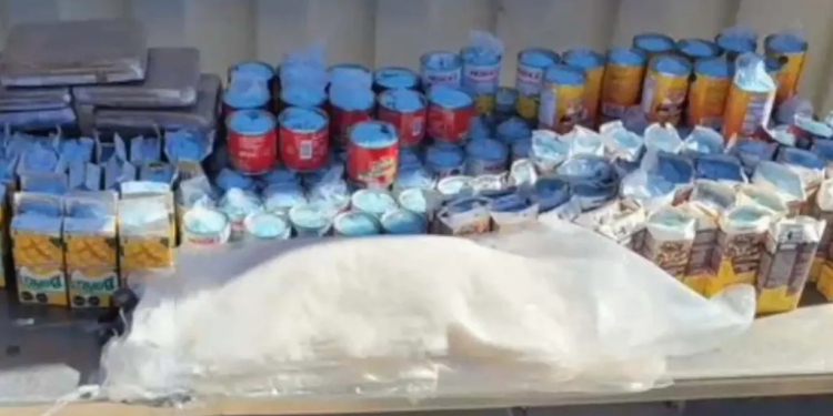 Decomisan Droga Dentro de Cajas de Cereal y Jugos en Frontera de Nogales