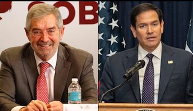 Juan Ramón de la Fuente acuerda con Marco Rubio acciones contra fentanilo y migración en la frontera