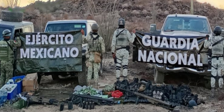 En Sonora desmantelan 4 “narco campamentos” y aseguran 1 antena de comunicaciones