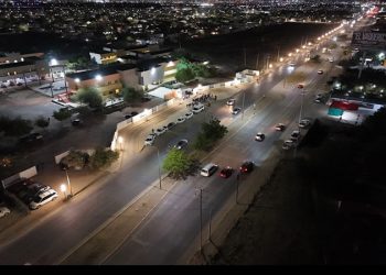 Continúa Gobierno de Hermosillo obras de alumbrado público en beneficio de la comunidad